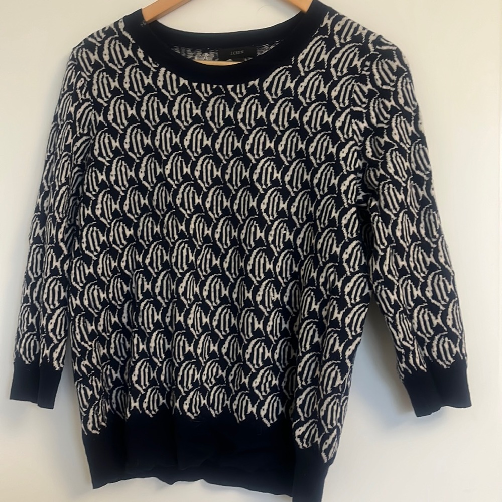 JCREW Fish sweater